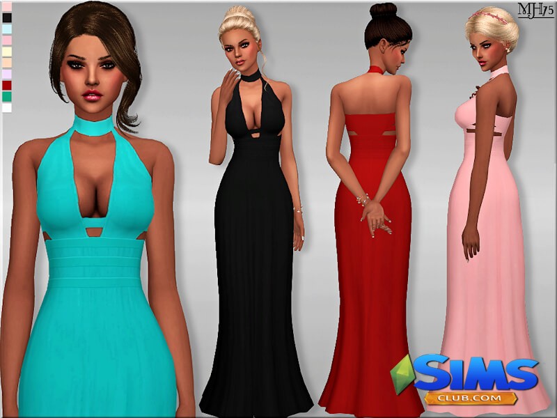 The Sims 4: Женская выходная одежда S4-Libertine-Gown