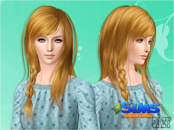 Прическа Steps Hairstyle Female для Симс 3 | Скриншот 5