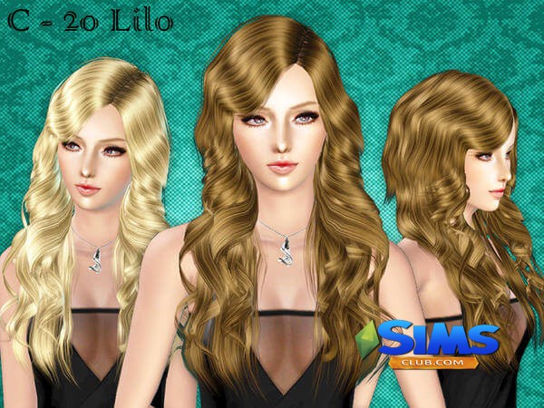 Прическа Hairmesh 20 для Симс 3 | Скриншот 2