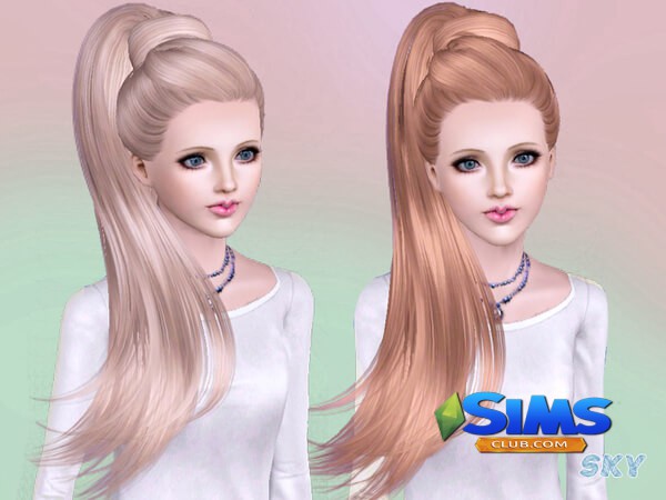 Прическа Skysims-hair-adlut-268-amili для Симс 3 | Скриншот 1