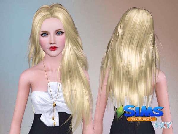 Прическа Skysims-Hair-adult-273-Poli для Симс 3 | Скриншот 5
