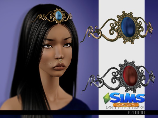 Ободок LeahLilith Jasmine Headdress для Симс 3 | Скриншот 3