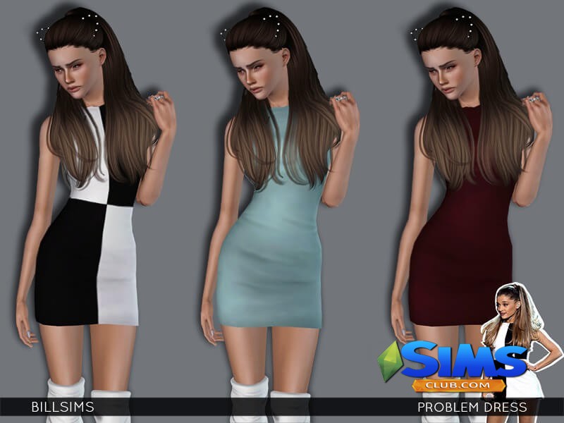 Платье Problem Dress для Симс 3 | Скриншот 7