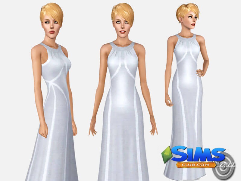 Платье Embellished Evening Gown для Симс 3 | Скриншот 6