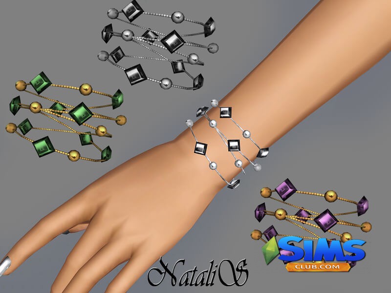 Браслет NataliS TS3 Multi-row bracelet для Симс 3 | Скриншот 2