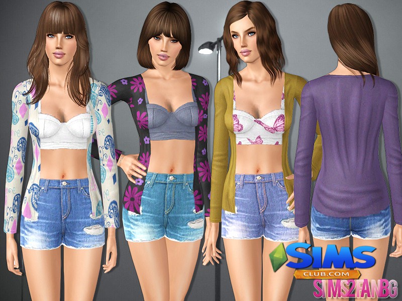 Одежда 433 - Casual outfit для Симс 3 | Скриншот 6