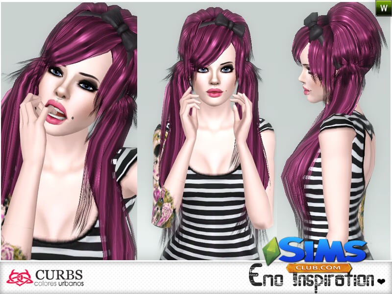 Прическа curbs hairstyle 10 для Симс 3 | Скриншот 4