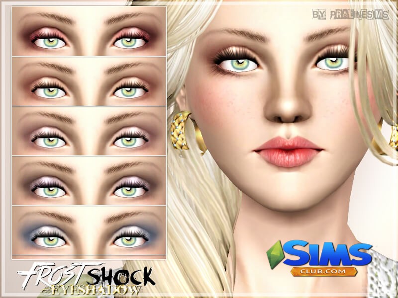Тени для век Frost Shock Eyeshadow для Симс 3 | Скриншот 1