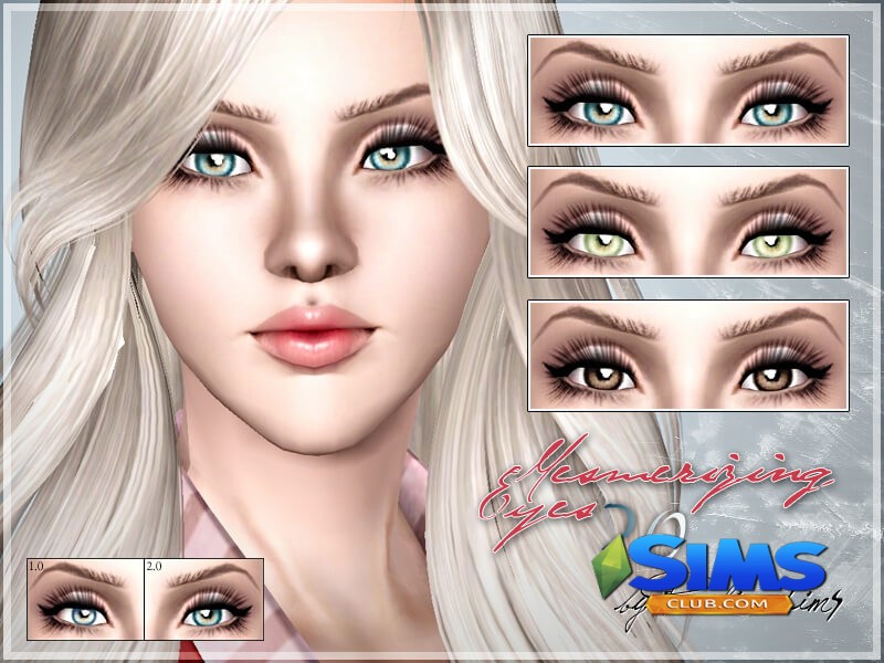 Глаза Mesmerizing Eyes 2.0 для Симс 3 | Скриншот 3