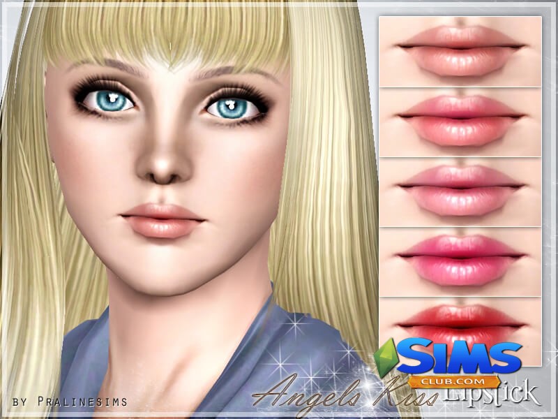 Помада Angels Kiss Lipstick для Симс 3 | Скриншот 4