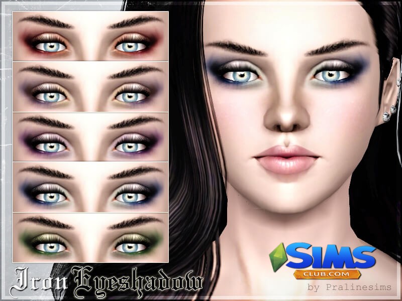 Тени Iron Eyeshadow для Симс 3 | Скриншот 5