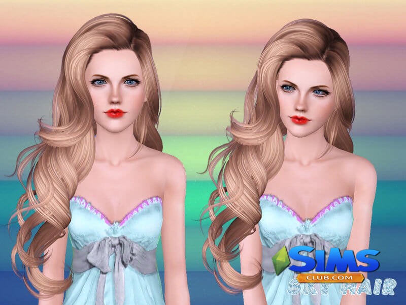 Прическа Skysims-Hair-246 set для Симс 3 | Скриншот 5