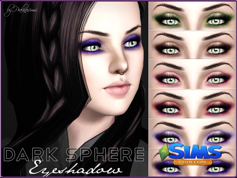 Тени Dark Sphere Eyeshadow для Симс 3 | Скриншот 2