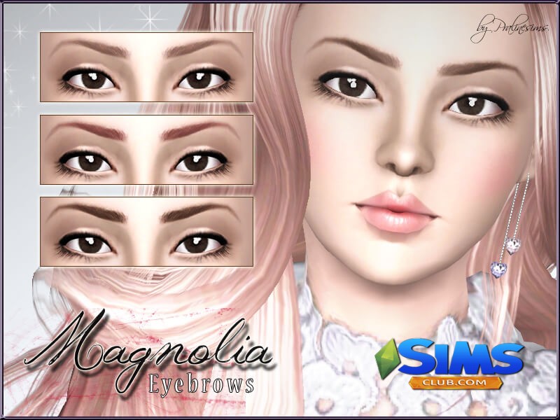 Брови Magnolia Eyebrows для Симс 3 | Скриншот 6