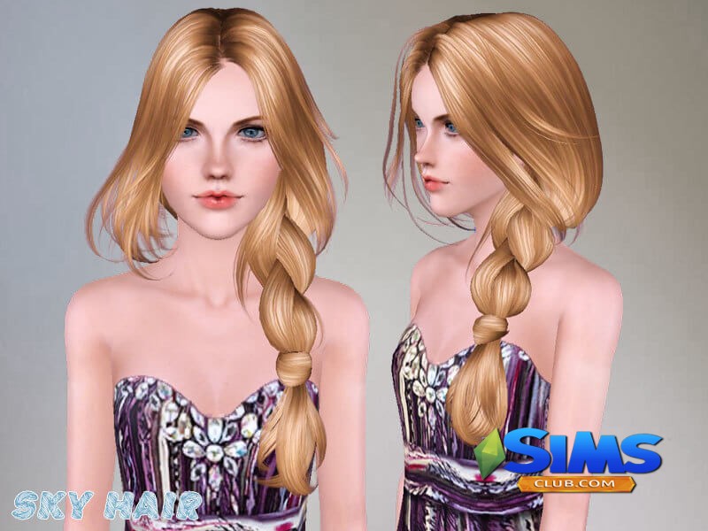 Прическа Skysims-Hair-250 для Симс 3 | Скриншот 3