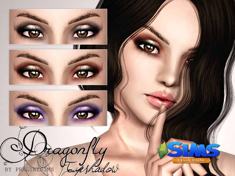 Тени Dragonfly Eyeshadow для Симс 3 | Скриншот 4