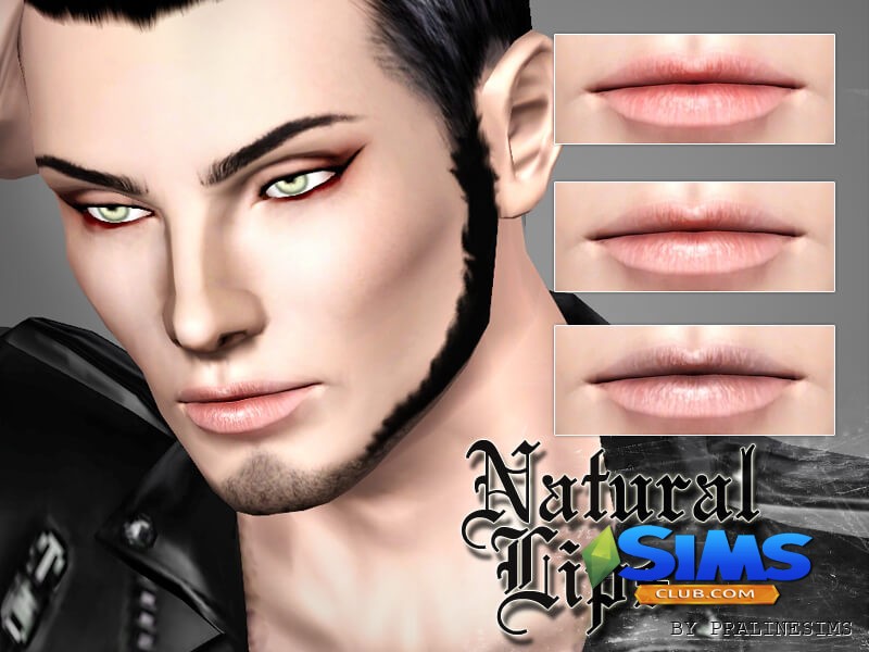 Губы Natural Lips для Симс 3 | Скриншот 1