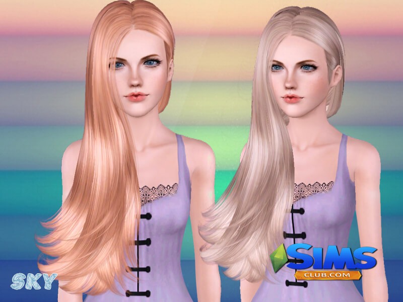 Прическа Skysims Hair Adult 259 для Симс 3 | Скриншот 7