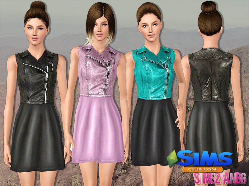 Платье 437 - Dress for teen для Симс 3 | Скриншот 2