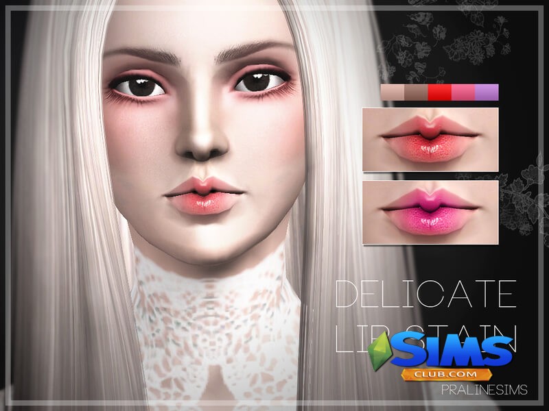 Помада Delicate Lip Stain для Симс 3 | Скриншот 6