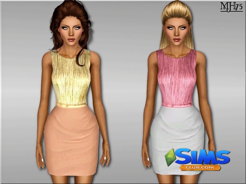 Платье S3 Devalera Dress для Симс 3 | Скриншот 5