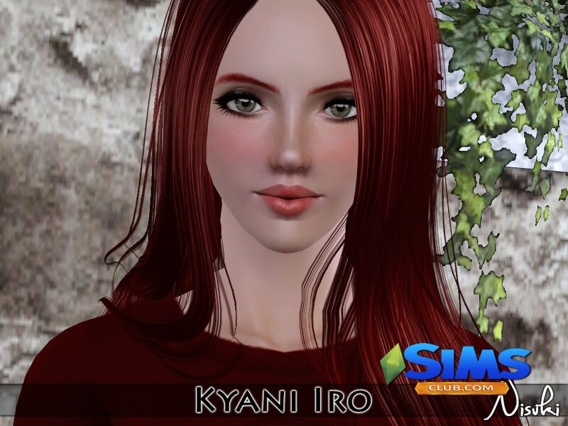 Прическа Kyani Iro для Симс 3 | Скриншот 4