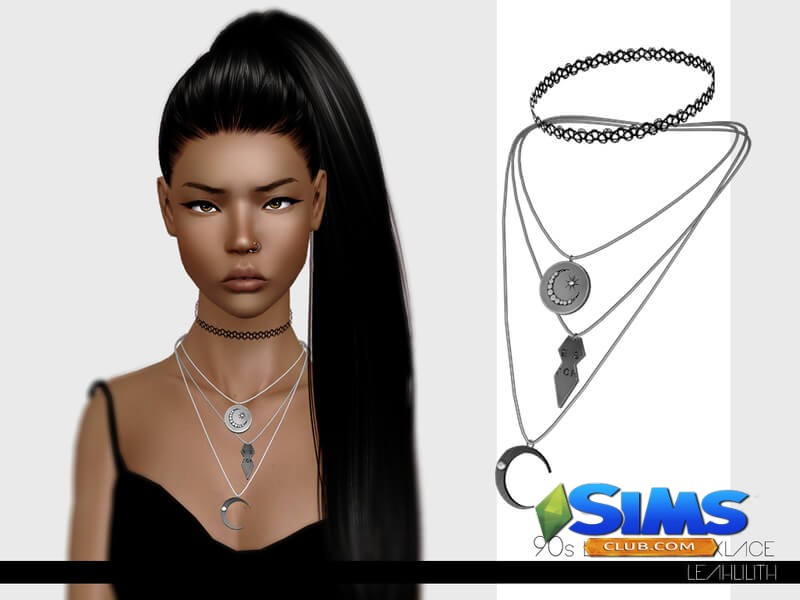 Колье Layered Necklace для Симс 3 | Скриншот 9