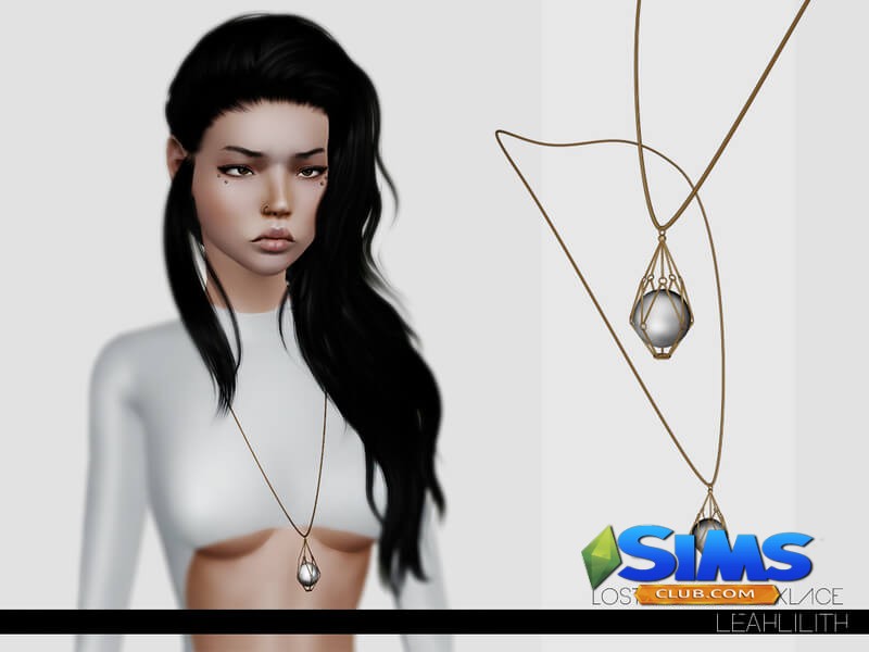 Колье LeahLillith Lost Inside Necklace для Симс 3 | Скриншот 6