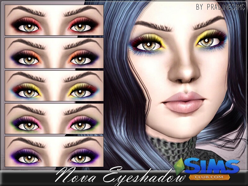 Тени Nova Eyeshadow для Симс 3 | Скриншот 3