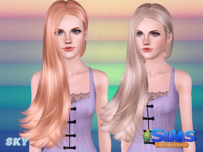 Прическа Skysims Hair Adult 259 для Симс 3 | Скриншот 4