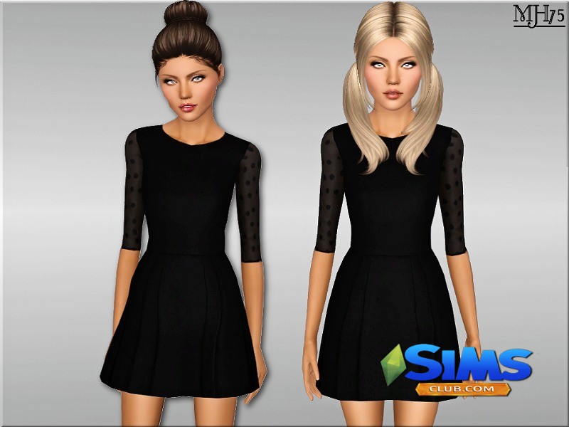 Платье S3 Avery Dress [Teen] для Симс 3 | Скриншот 3