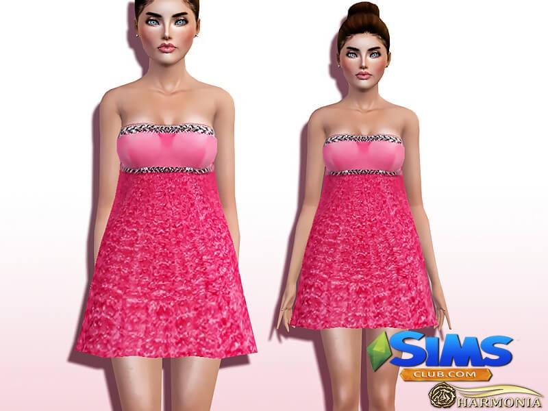 Платье Princess-Like Prom Designer Dress для Симс 3 | Скриншот 6