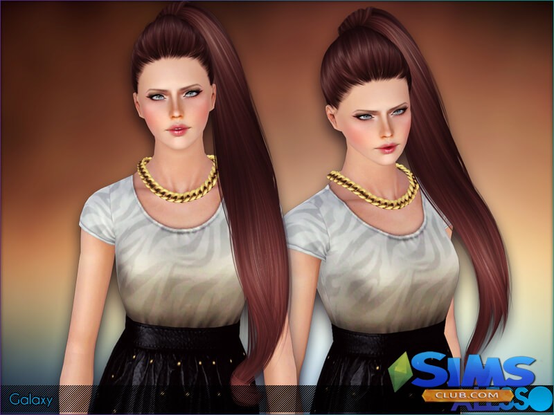 Прическа Anto - Galaxy (Hair) для Симс 3 | Скриншот 2