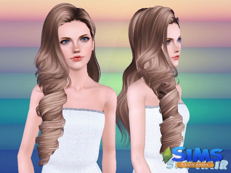 Прическа Skysims-Hair-244 set для Симс 3 | Скриншот 6