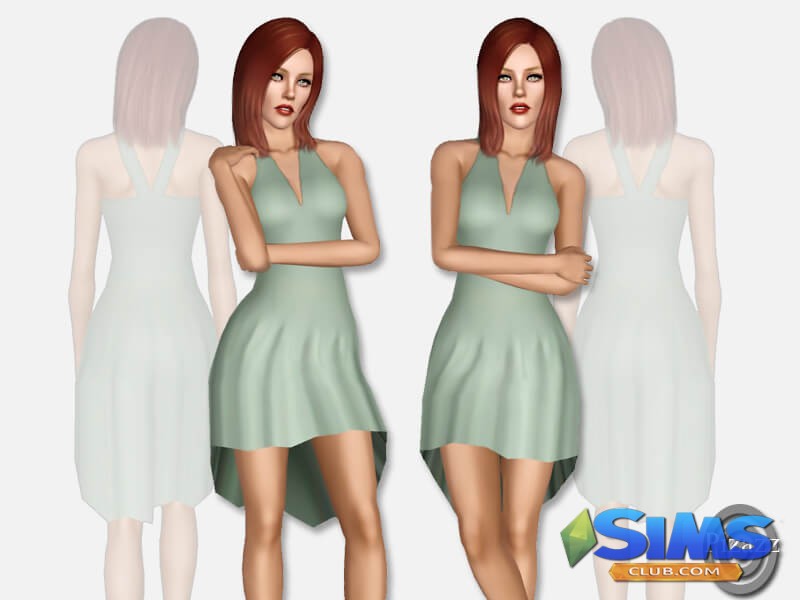 Платье Soft Summer Dress для Симс 3 | Скриншот 4