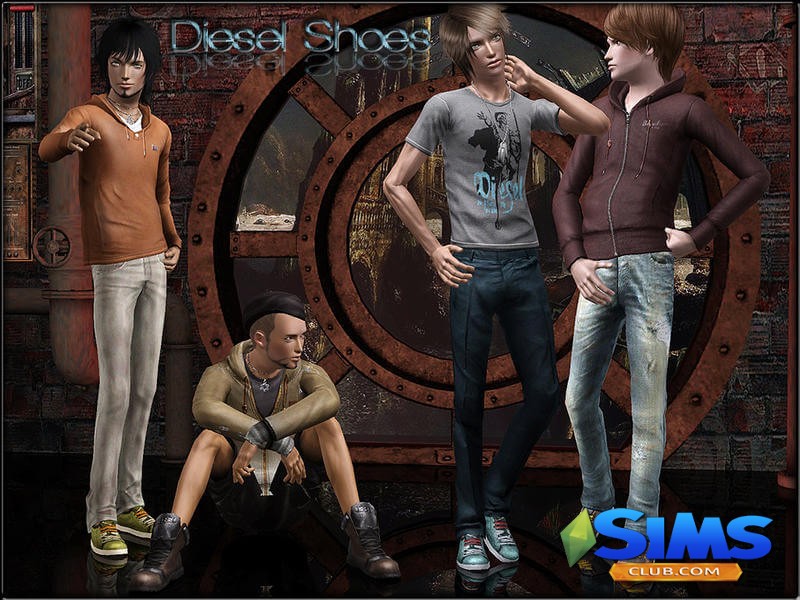 Набор одежды ShoesSet2 Adult для Симс 3 | Скриншот 1