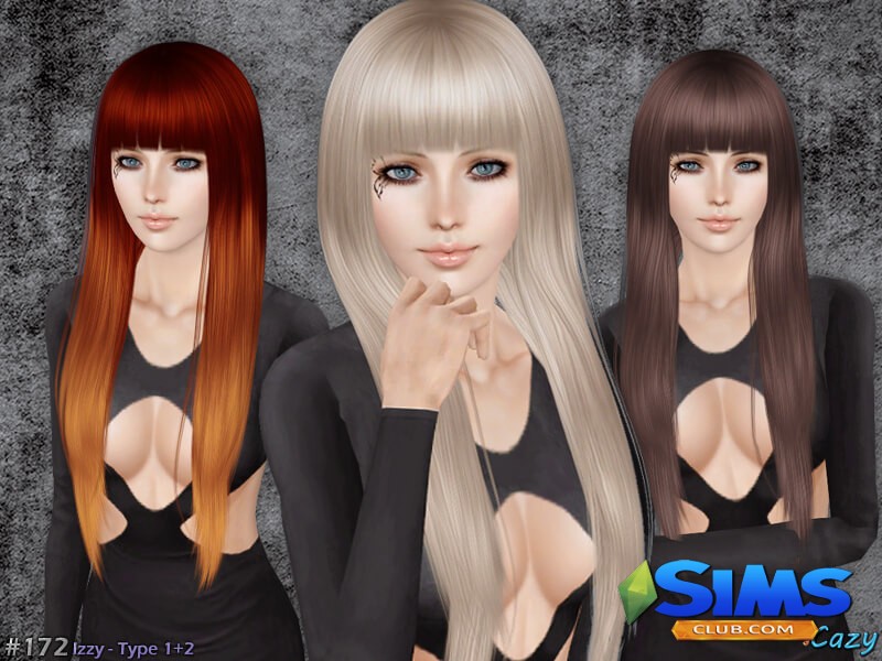 Прическа Izzy Hairstyle - Set для Симс 3 | Скриншот 6