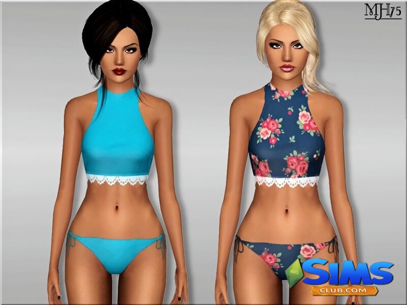 Купальник S3 Cute Bikini для Симс 3 | Скриншот 6