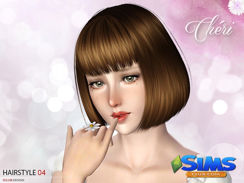 Прическа для S-Club TS3 Hair N4 Симс 3 | Скриншот 6