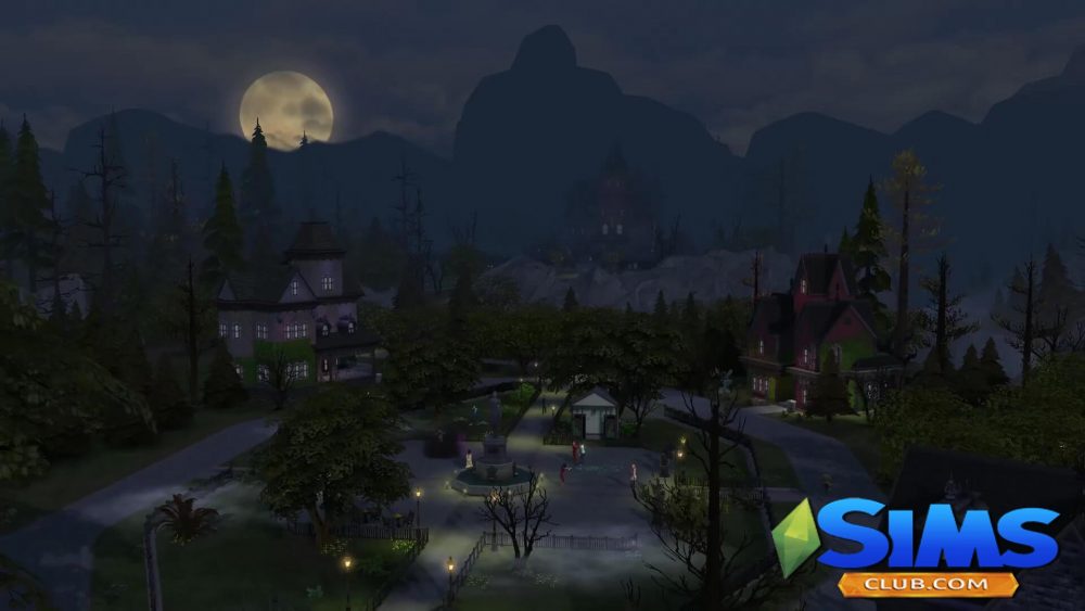 Размер участков в Sims 4: Вампиры | Скриншот 7