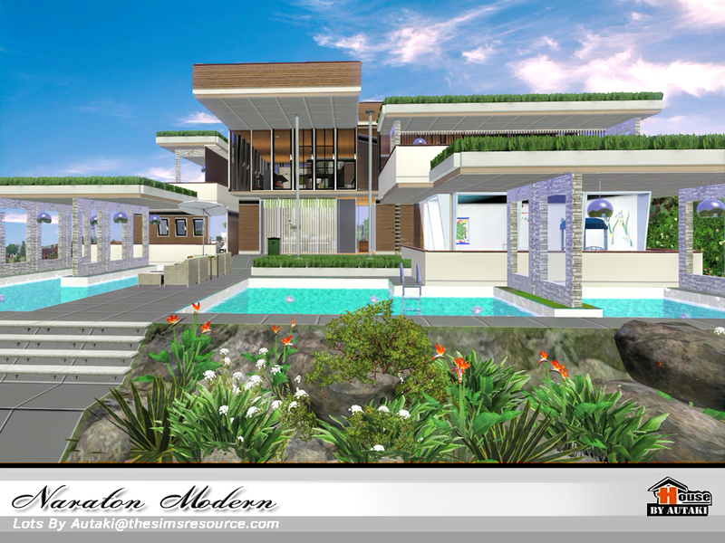 Дом Naraton Modern для Симс 3 | Скриншот 6