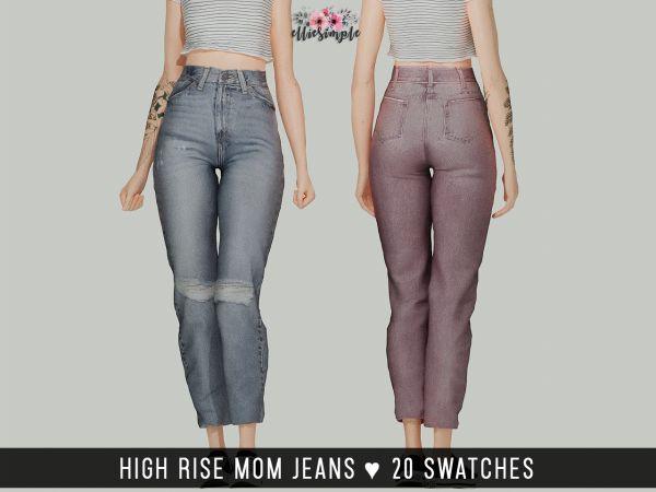 Джинсы High Rise Mom Jeans | Скриншот 1