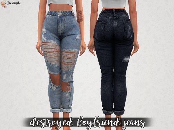 Джинсы Destroyed Boyfriend Jeans | Скриншот 6