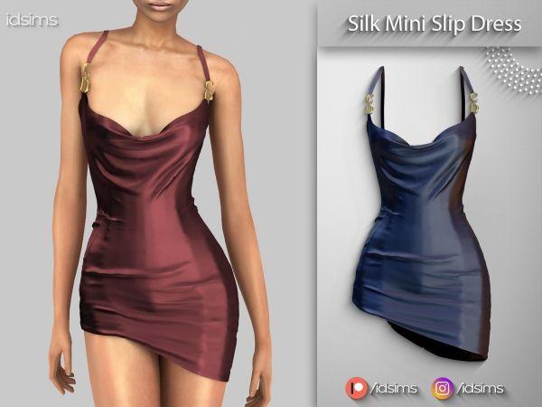 Платье Silk Mini Slip Dress | Скриншот 2