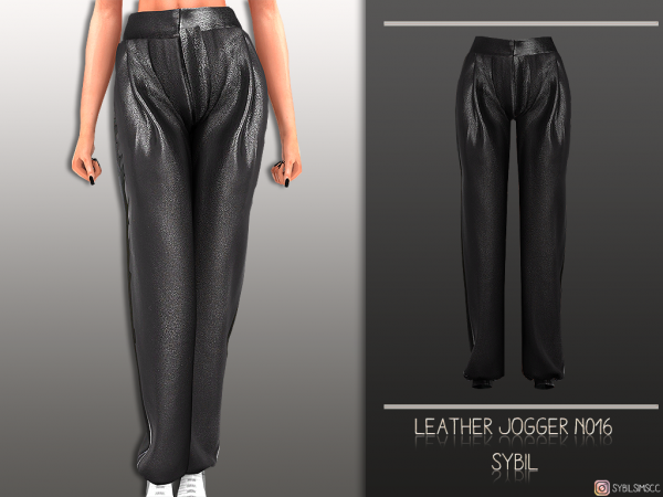 Штаны Leather Jogger N016 | Скриншот 1