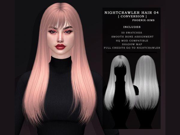Прическа Nightcrawler Hair 04 [ conversion ] | Скриншот 8