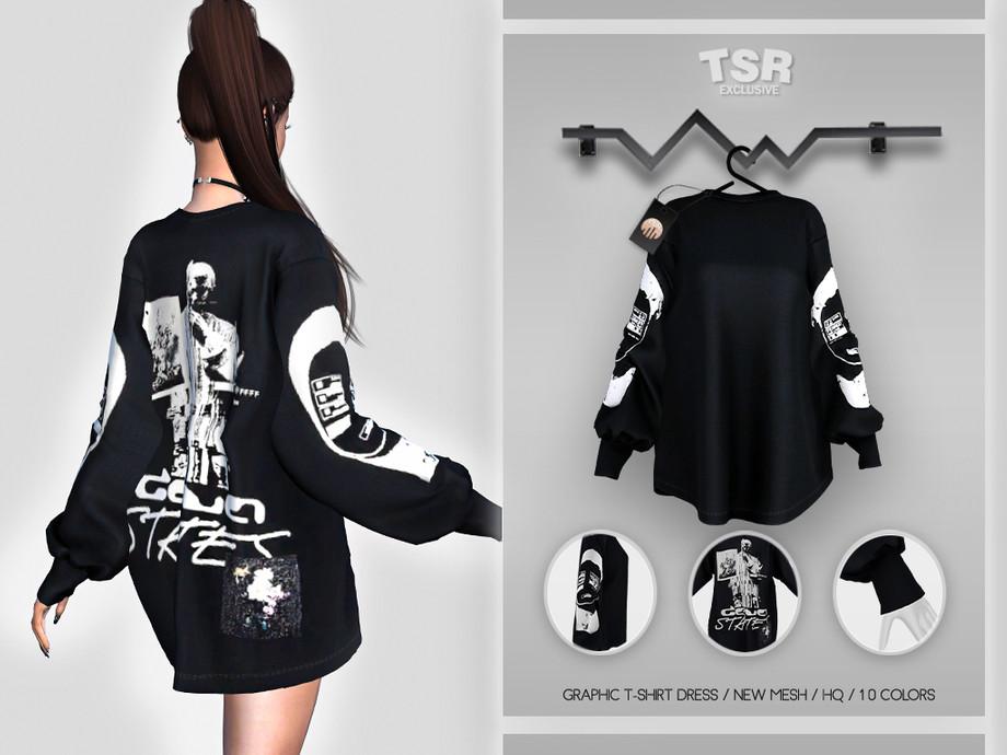 Платье Graphic T-Shirt Dress BD411 | Скриншот 7