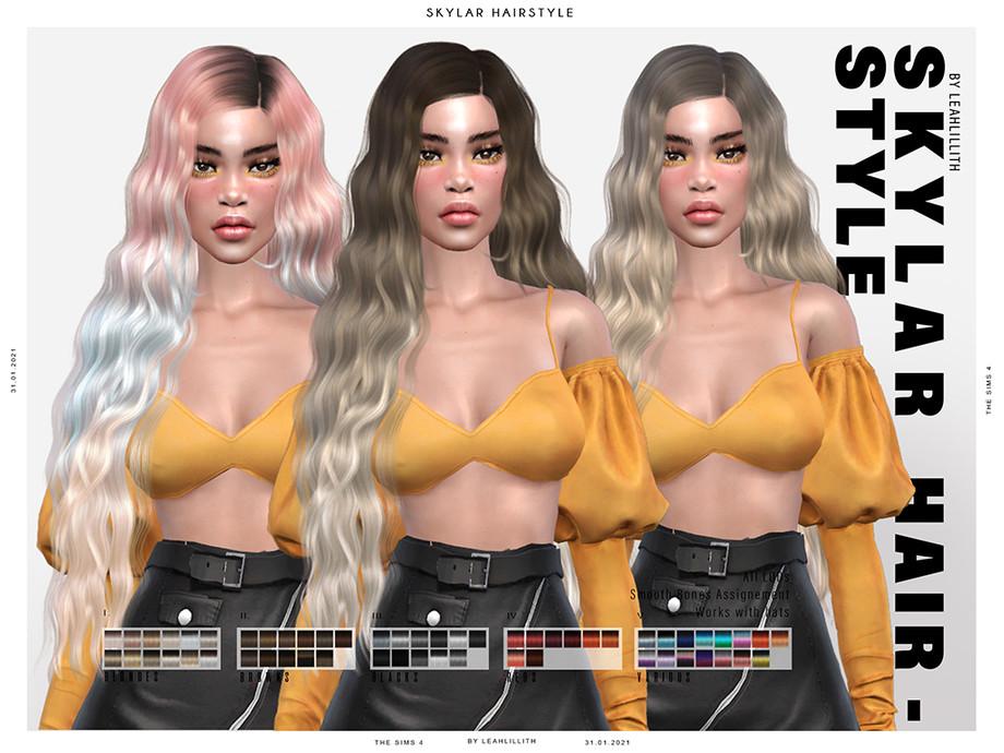 Прическа Skylar Hairstyle | Скриншот 1